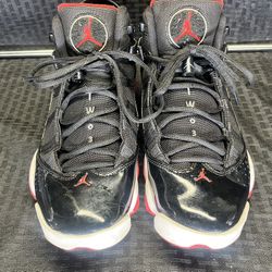 Nike Air Jordan 6 Rings Black Varsity Red Bred - 10.5