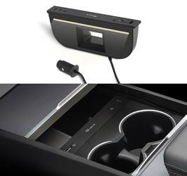 TPARTS Muti-Ports USB Hub for Tesla Model 3 Highland 2024-2026/Model Y Juniper 2025-2026