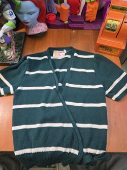 Vintage 60s - 70s Knit Top Cookies By Sue Elayne. M 