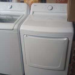 LG Top Load Washer/Dryer Set. Barely Used. Like New