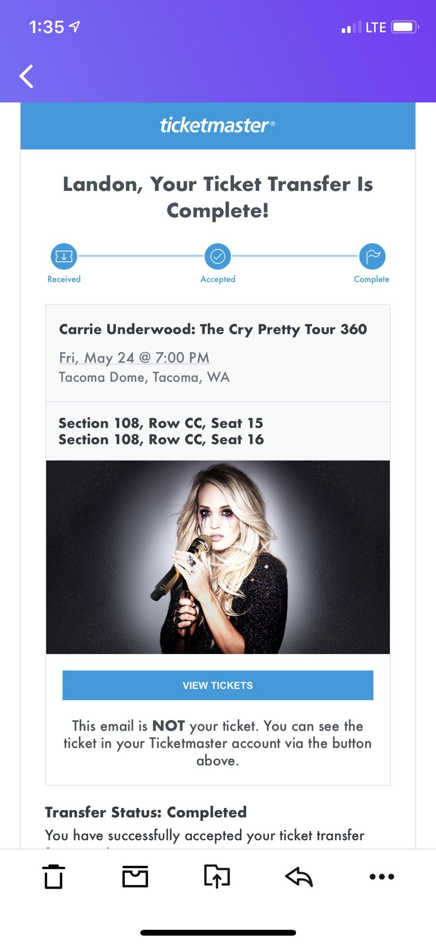 Carrie Underwood tickets