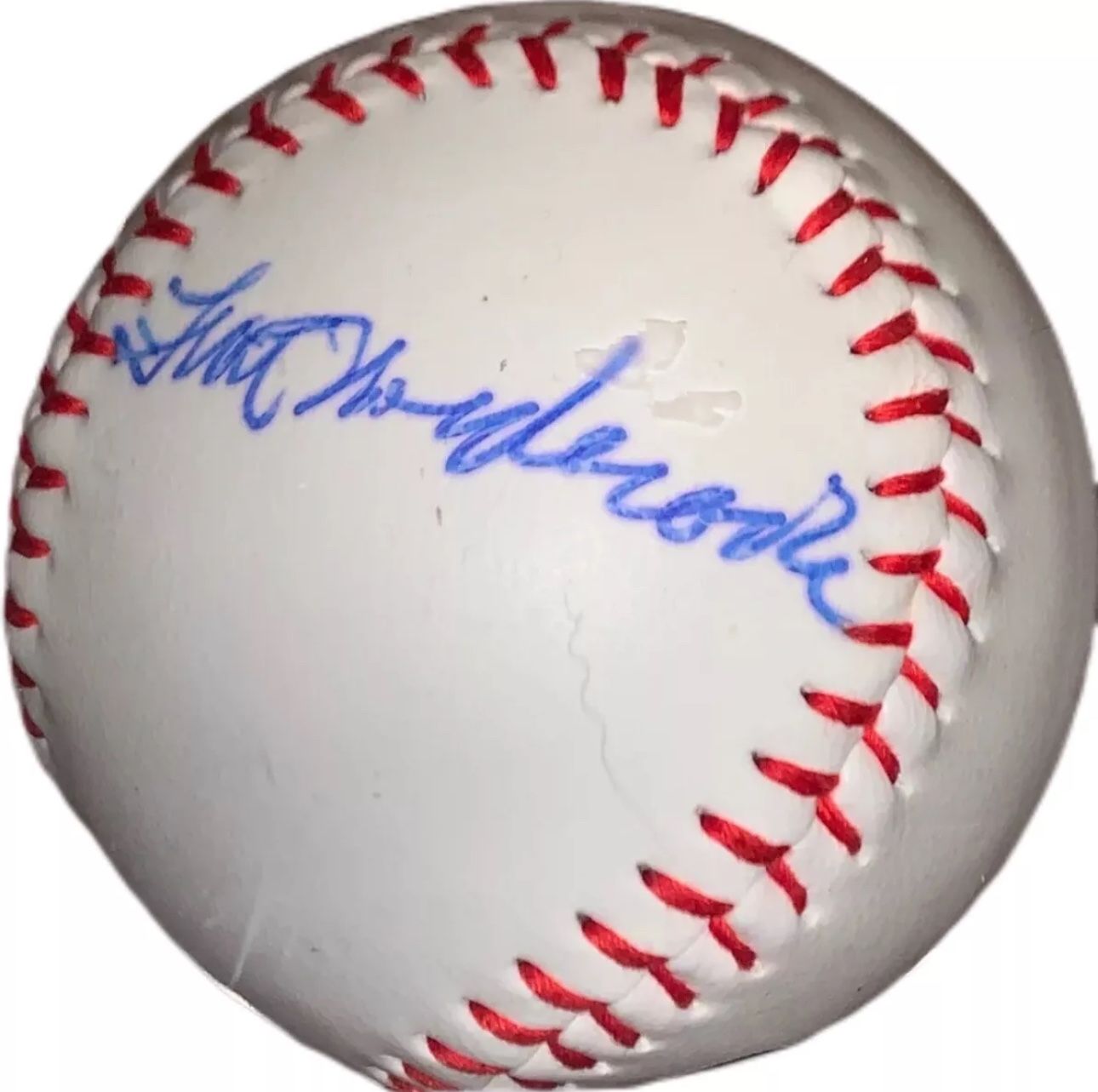 Baltimore Orioles Tim Nordbrook Autographed Baseball Signed MLB