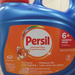 New Persil Advanced Clean detergent 126oz