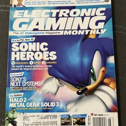 EGM Electronic Gaming Monthly Magazine August 2003 #169 w/ Silent Hill 3 Poster
