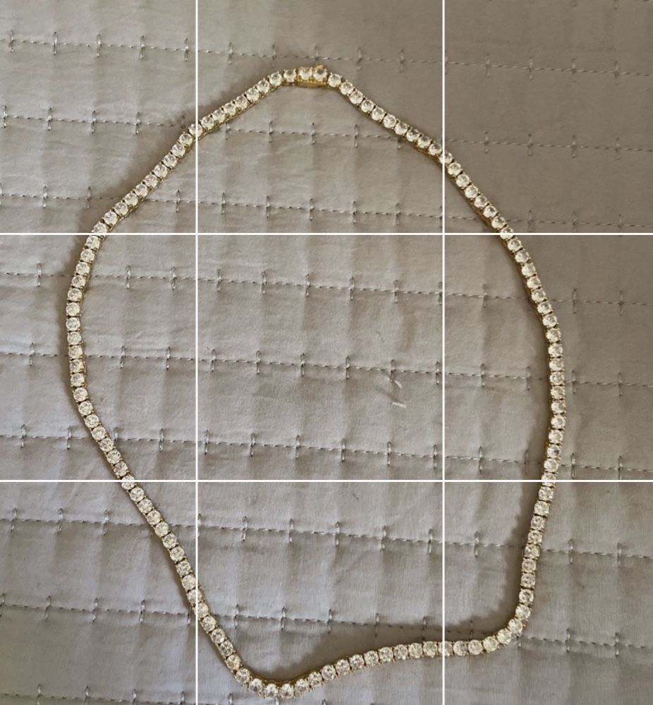 Zumiez The Gold Gods 4mm Diamond Tennis Gold Chain