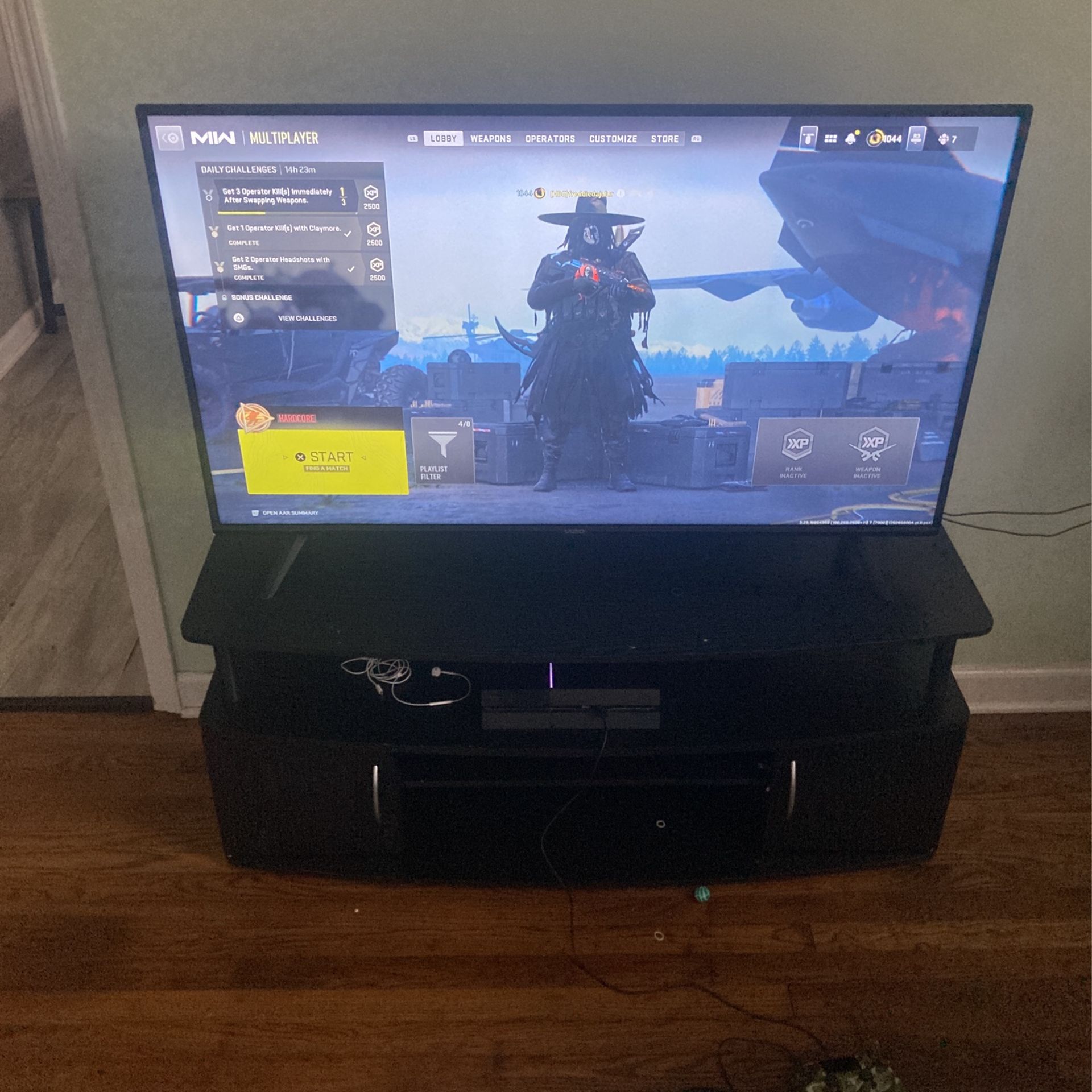 55” Tv And Stand