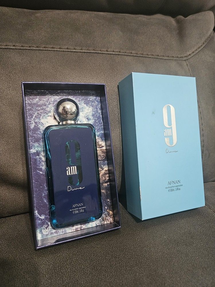9AM Dive Eau de Parfum 100 ml/3.4 Fl .oz Unisex by AFNAN (72836) 60% Full
