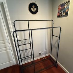 Black Clothing Rack 