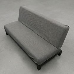 Modern Grey Futon / Sleeper Sofa