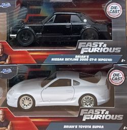 Fast and furious skyline and Supra
