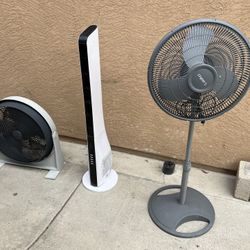 3 fans  white asking $30 / and others 2 asking $20 each thanks 