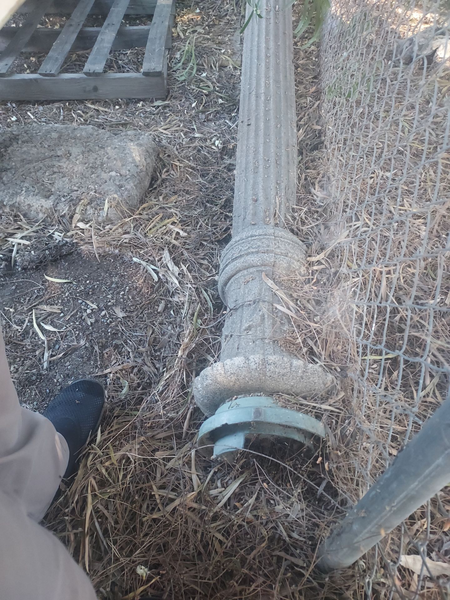 Concrete street light