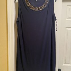 Blue/gold Dress