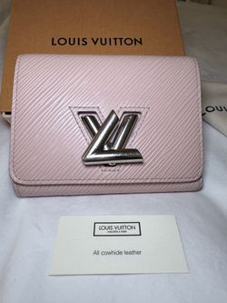 Authentic Pink LV twist wallet