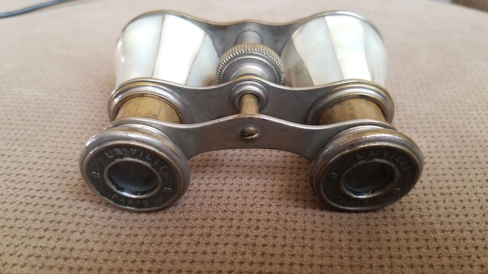 Antique Mother Of Pearl Opera Glasses