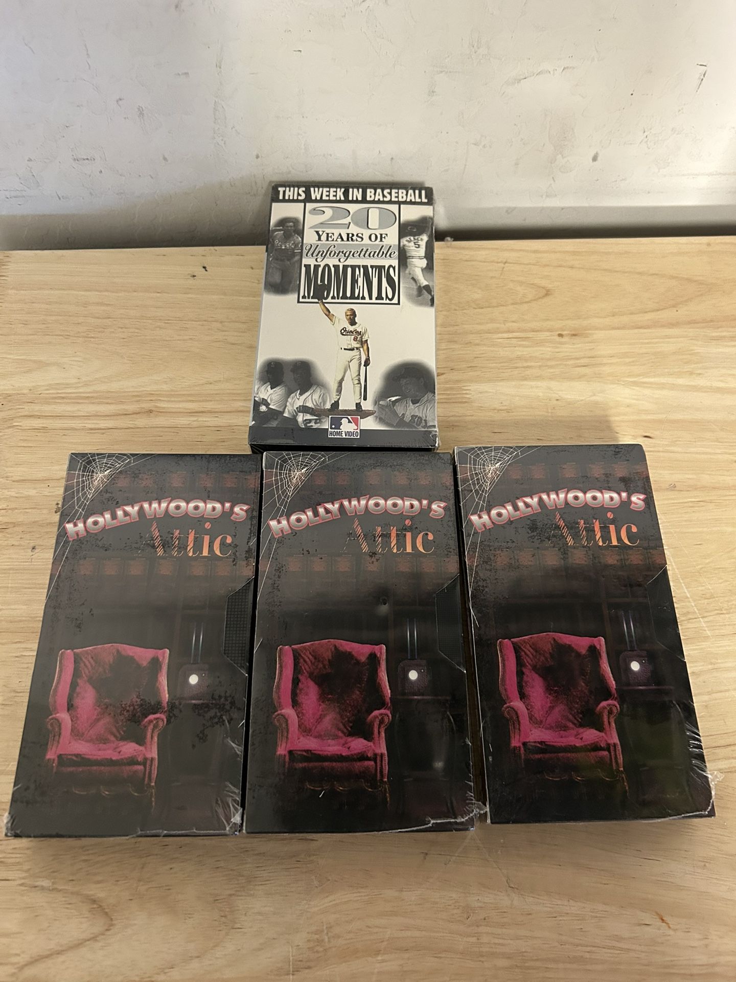 Lot of 4 New Baseball VHS Tapes