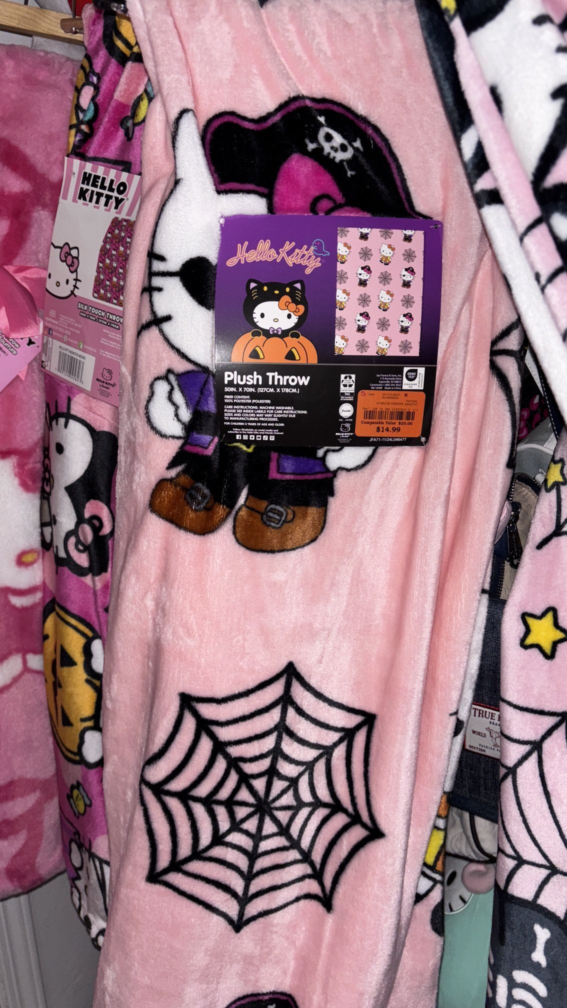Hello Kitty Pirate Halloween blanket