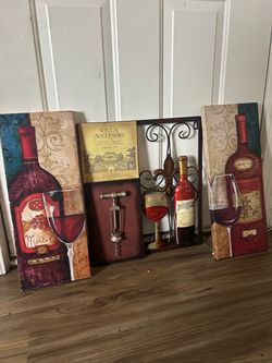 Wine Decor Set