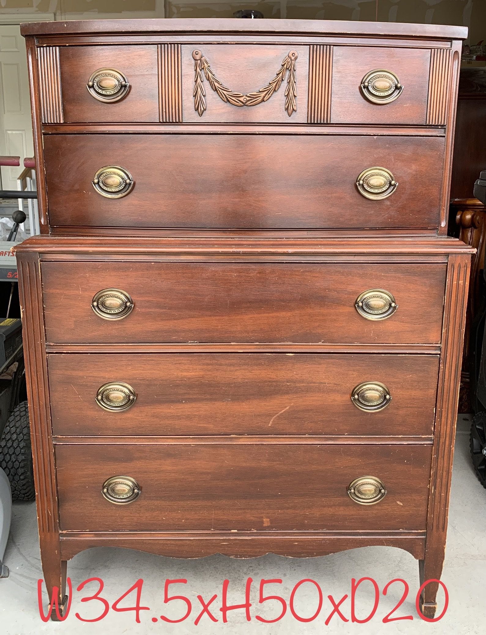 Set of Antique Mahogany Furniture 