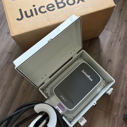 Enel X JuiceBox 40 Smart EV Charger Level 2 40A In Waterproof Lock Box