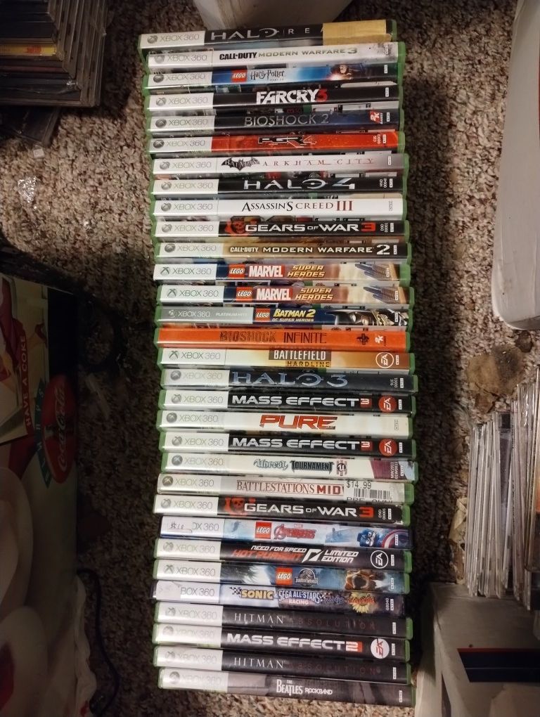 XBOX 360 GAMES 5.00 EACH