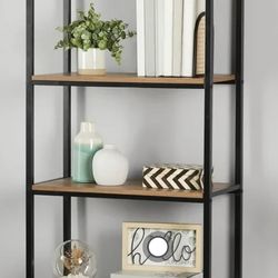 Wood Arched Bookcase