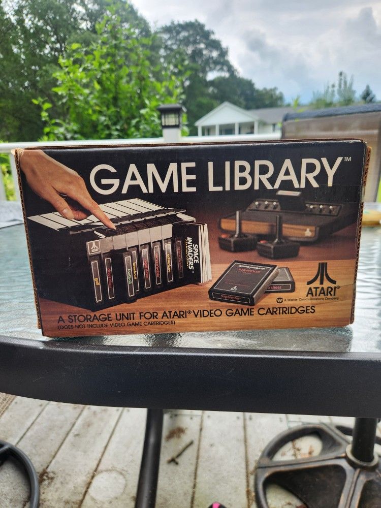 Vintage Atari Game Storage Unit