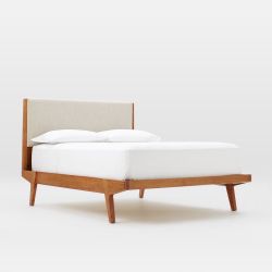 West Elm Queen Upholstered Bed Frame