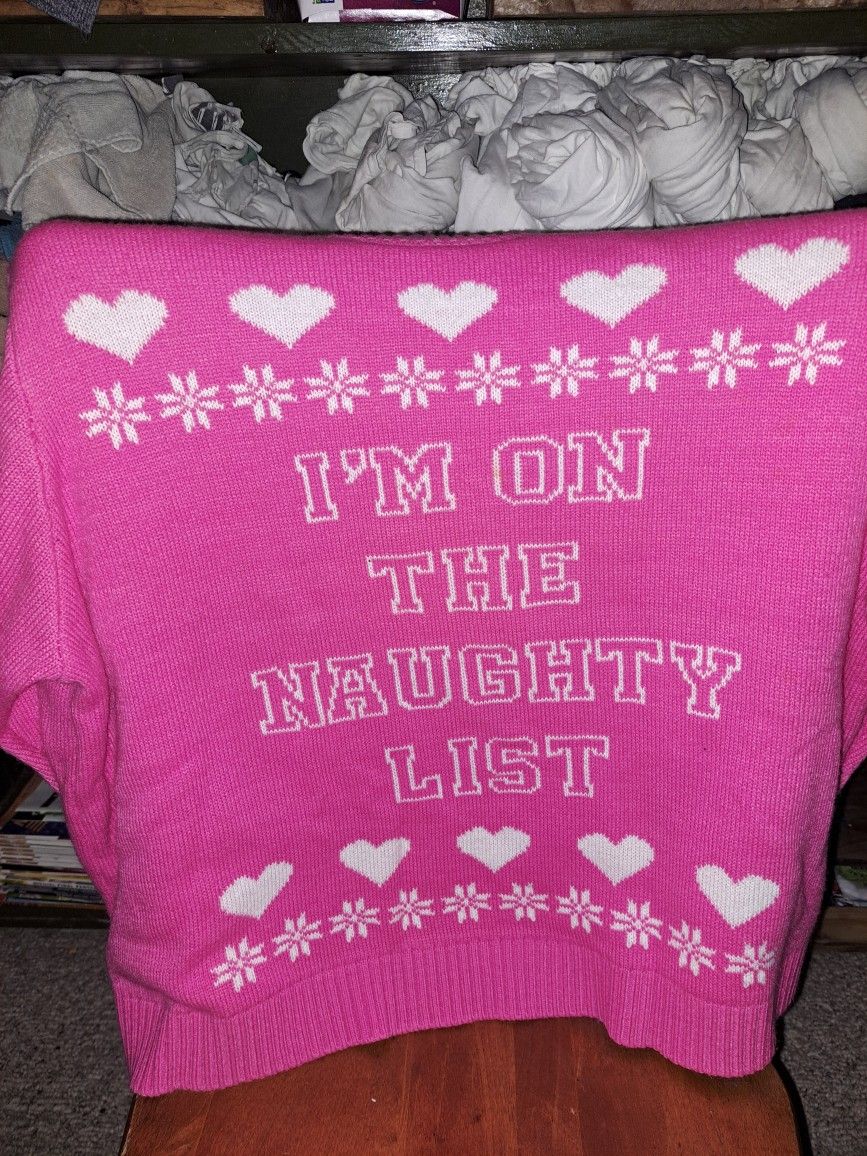 Pink Christmas Sweater MD