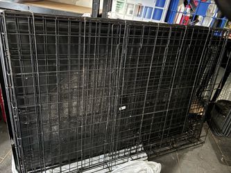 Large Black Wire Dog Crate