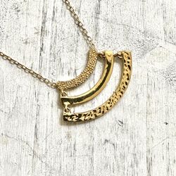 Trina Turk Gold Tone Pendant Necklace 