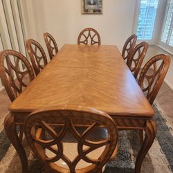 Solid Wood Dining Room Table