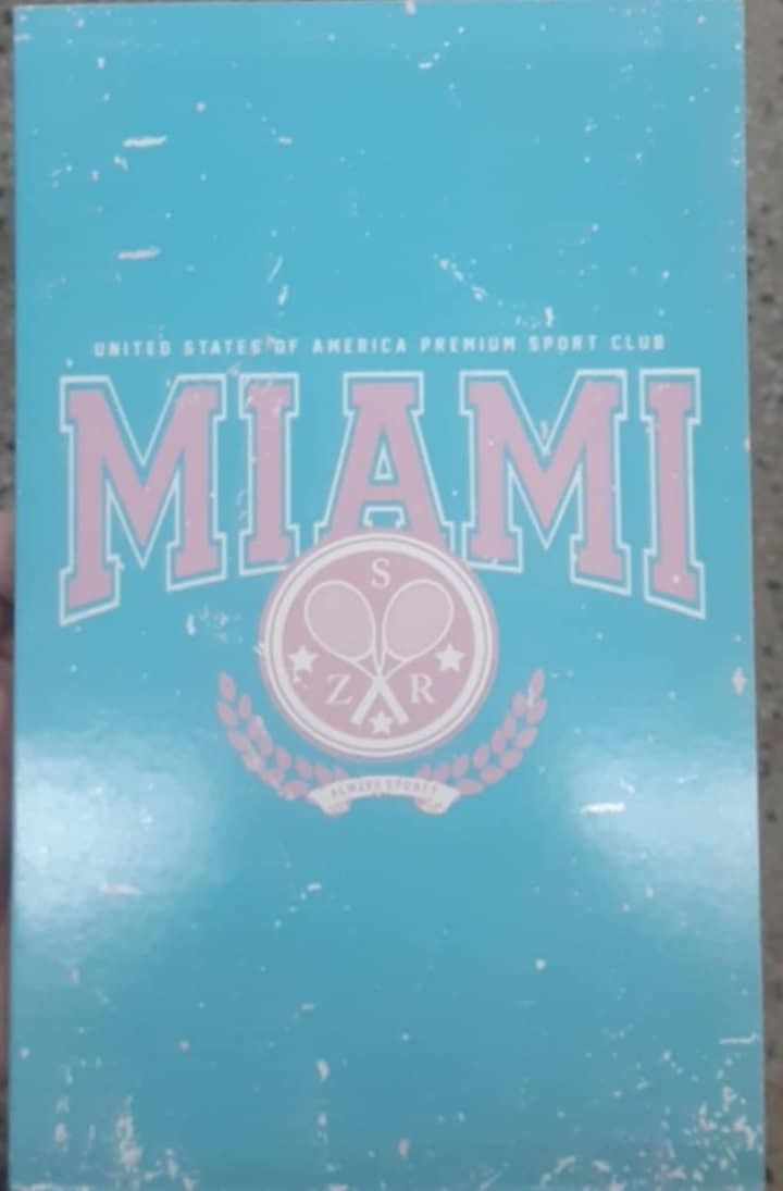 New "Miami" Paperback Journal Book