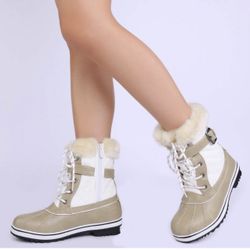 Women's Mid Calf WaterProof Winter Snow Boots