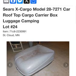 Roof Top Cargo Box