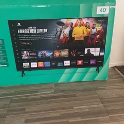 Brand New 40” Vizio Smart Tv