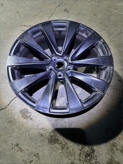 22" Tesla Model X Wheel Rim Factory OEM ALYTA057 (F) 2022-2024 Charcoal