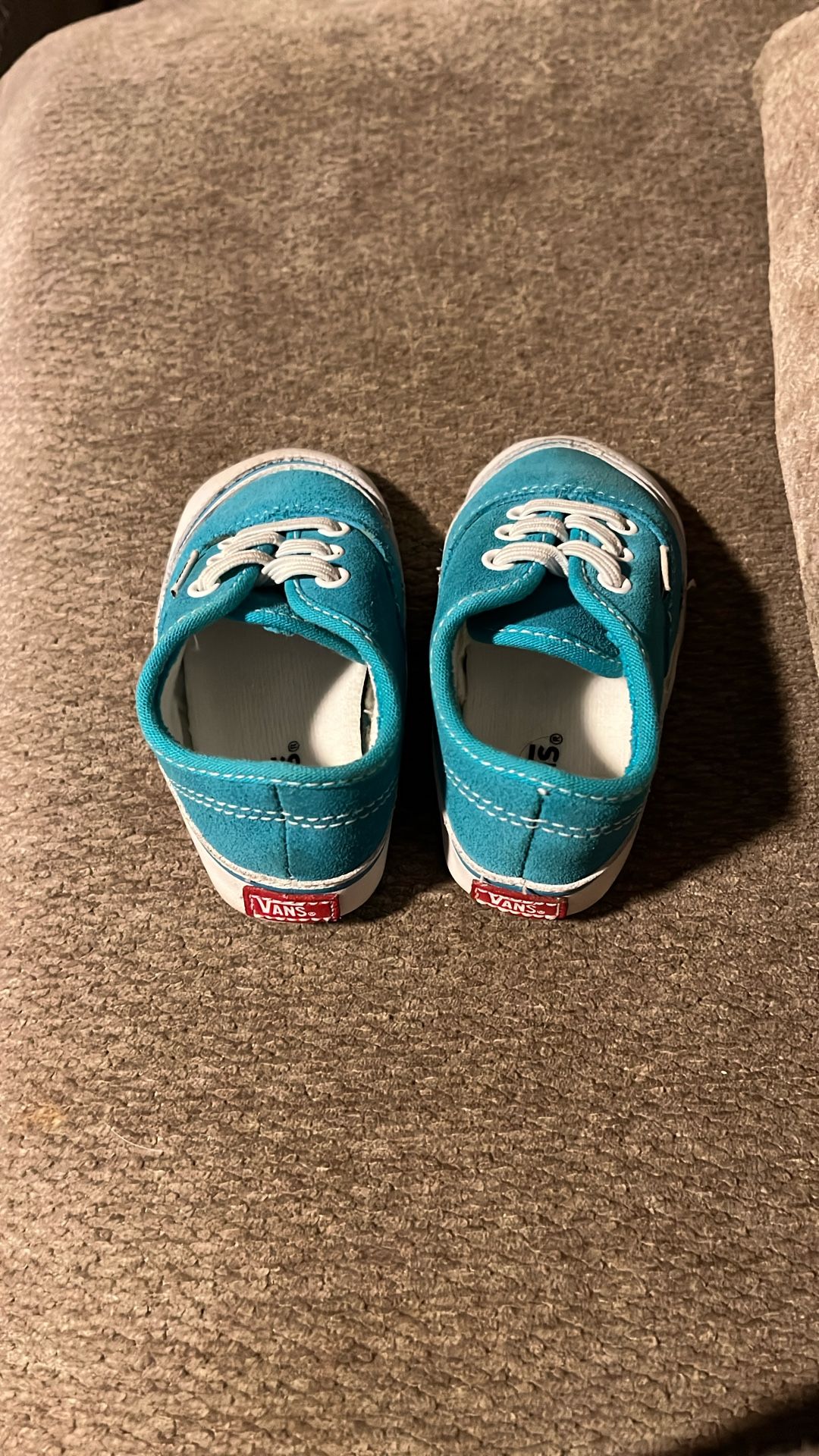 Vans Infant Size 4 Turquoise Like Brand New 