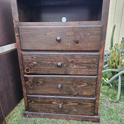 4 Drawer Dresser, Shelve FOR Electronics