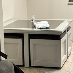 Coffee Table With Chairs 