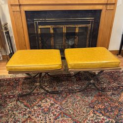 Mid Century Modern Foot Stools / Benches