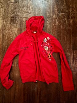 Y2K Red Zip-Up
