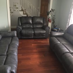 Authentic Leather Reclining Couches