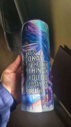 Mental health tumbler