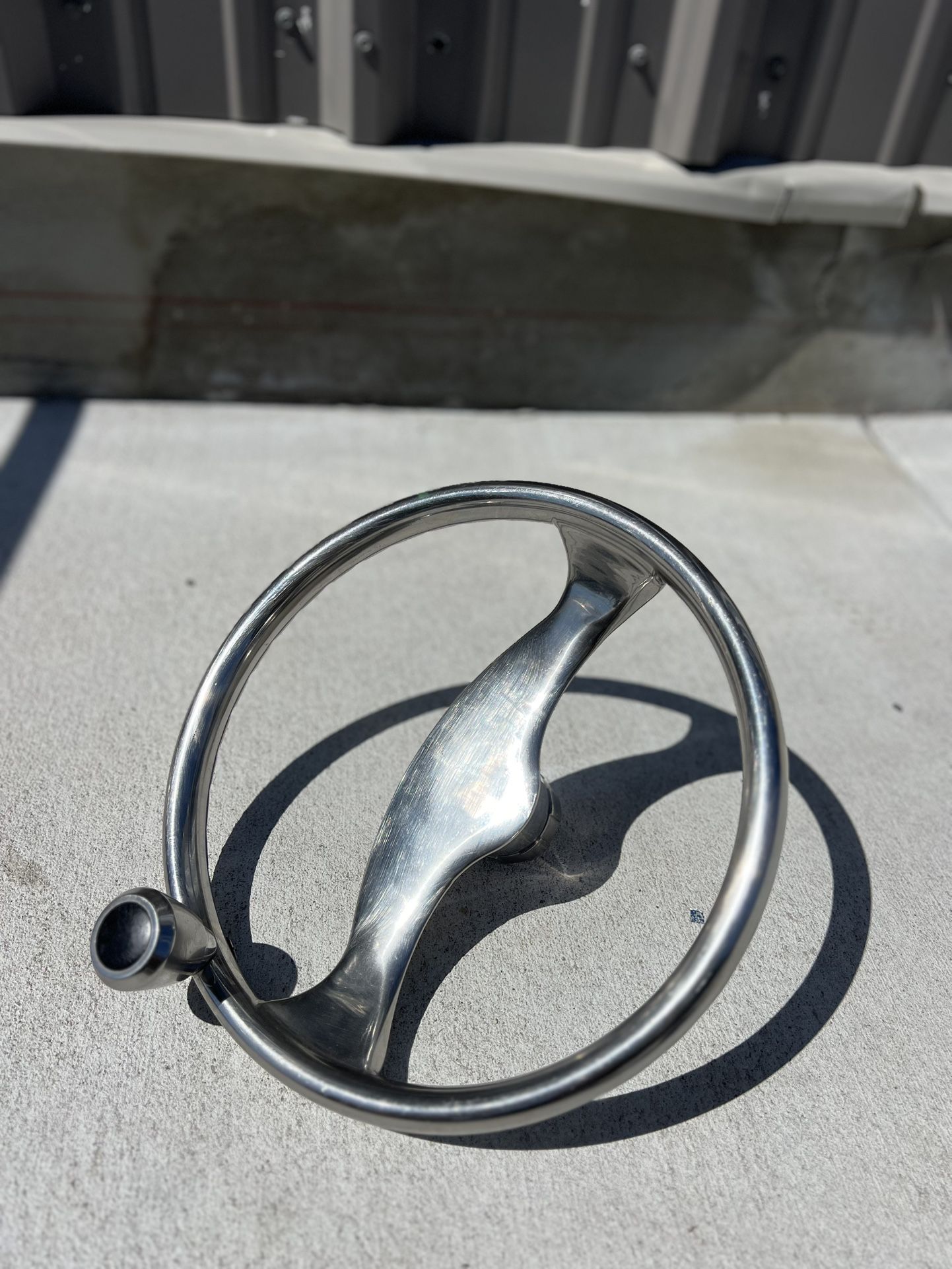 Stainless Steel Boat Steering Whell 13-1/2