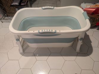 Foldable Adult Bath Tub with Stand