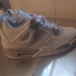 White & Cement 4's (Size7)