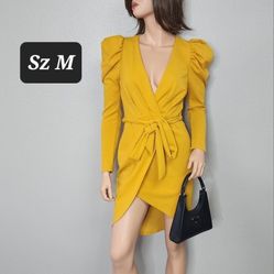 Yellow FASHION NOVA Stretchy Casual Dress 