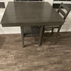 Gray Dining Table (no Chairs)