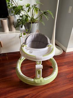 Baby Walker with Tray and Padded Seat